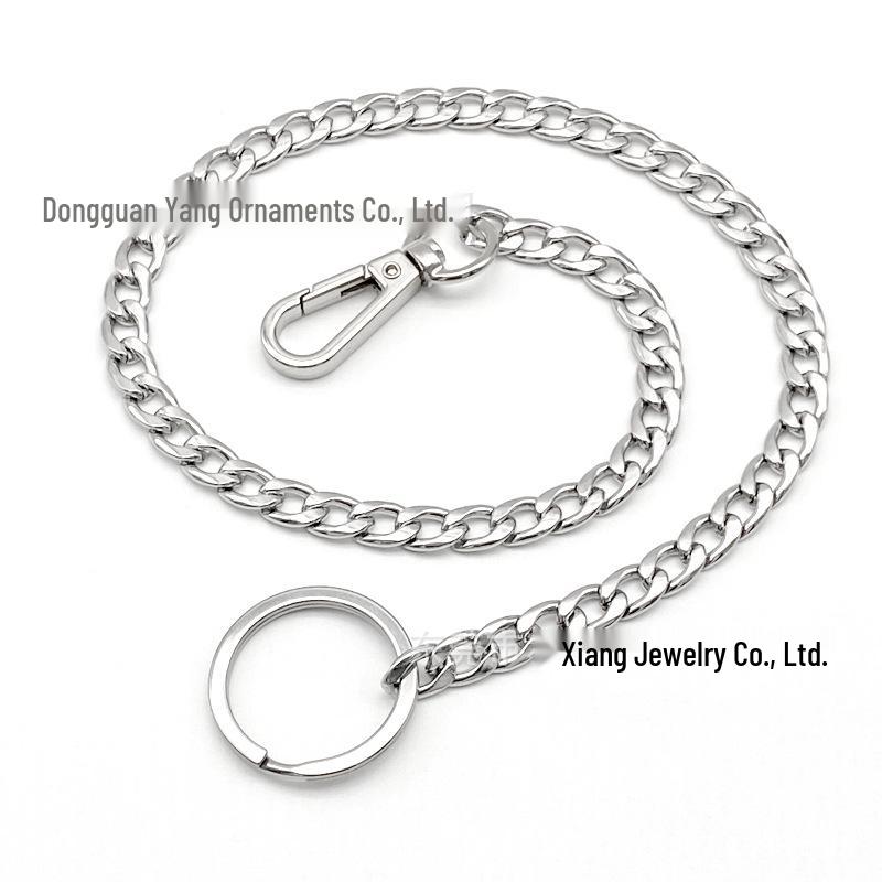 Trendy Anti-loss Long Chain Waist Keychain with Durable Buckle Total length 25cm
Trendy Anti-loss Long Chain Waist Keychain with Durable Buckle Total length 25cm
