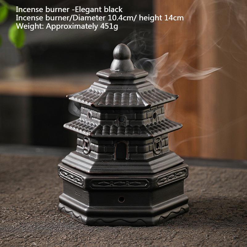 Forbidden City Temple of Heaven Shape Zen Tower Ceramic Incense Burner/indoor Incense Office and Household Ornaments Decoration
Forbidden City Temple of Heaven Shape Zen Tower Ceramic Incense Burner/indoor Incense Office and Household Ornaments Decoration