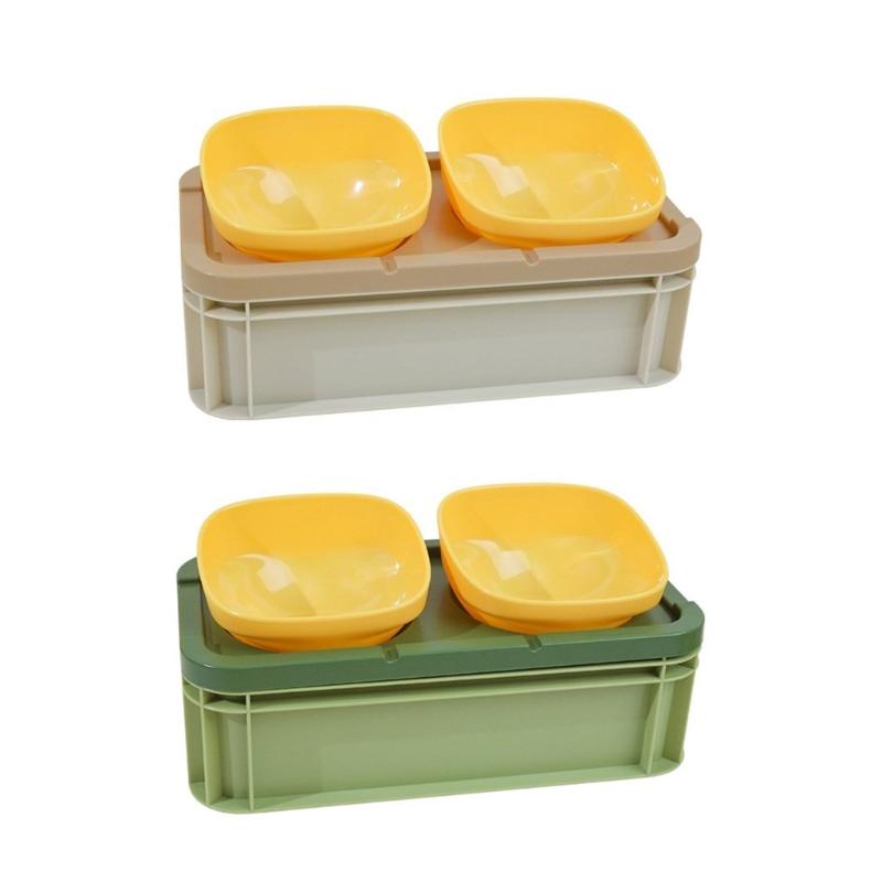 Pet Feeders and Waterer Detachable Waterer +Anti-overturning Bowl темно-зеленого 
Pet Feeders and Waterer Detachable Waterer +Anti-overturning Bowl темно-зеленого