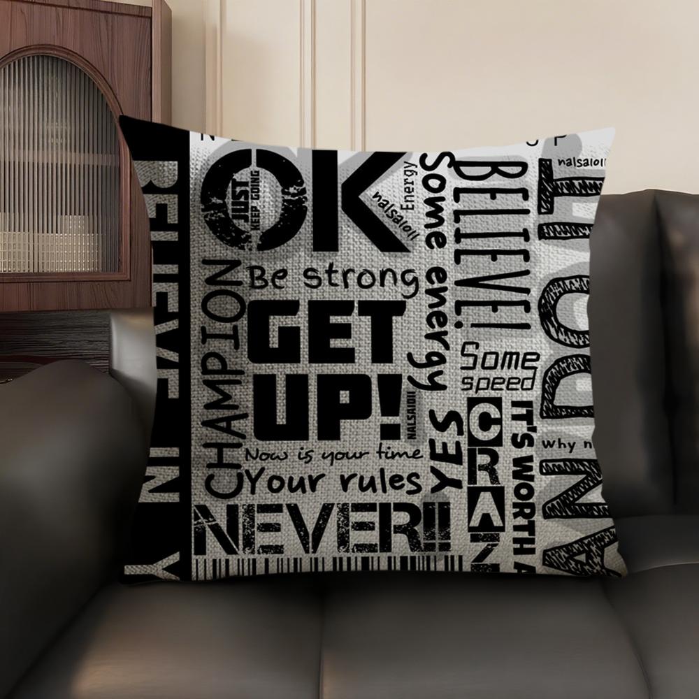 Be Happy and Good Luck Cushion Cover Natural Linen Organic Fabric DoubleSided Printing Sofa Home Decor Breathable 30x30cm
Be Happy and Good Luck Cushion Cover Natural Linen Organic Fabric DoubleSided Printing Sofa Home Decor Breathable 30x30cm