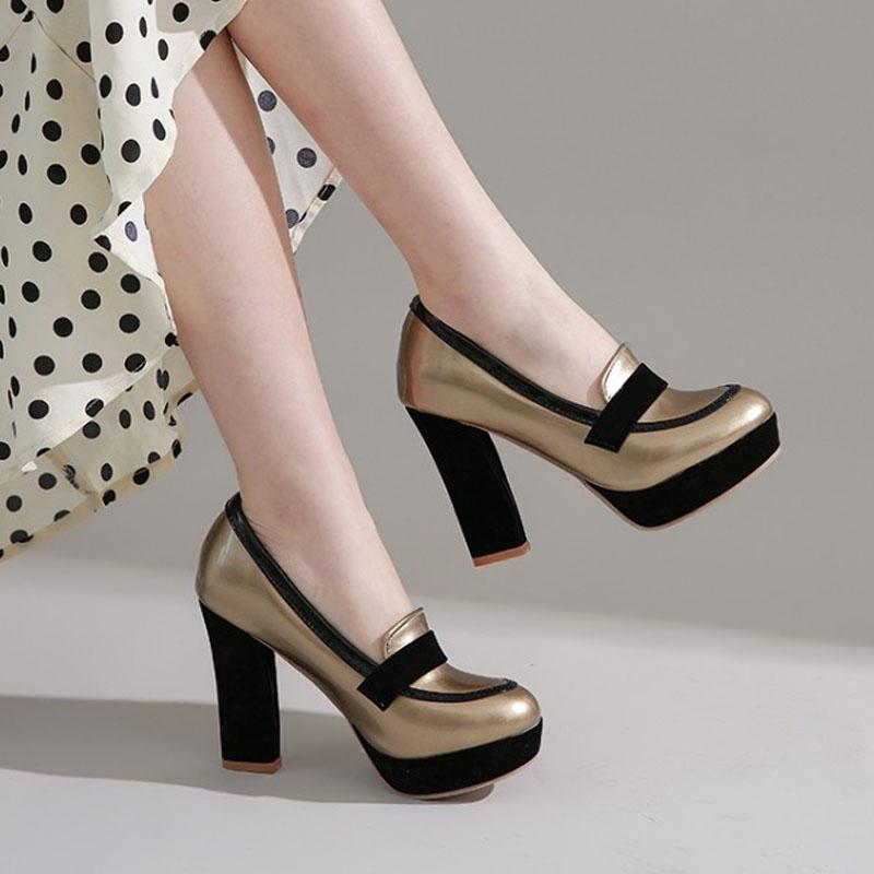 Women s New High Heel Shoes Patchwork Spring Autumn Women Leather Shoes Platform Work Shoes Ladies Female Pumps big size WSH5313 34 золотистий
Women s New High Heel Shoes Patchwork Spring Autumn Women Leather Shoes Platform Work Shoes Ladies Female Pumps big size WSH5313 34 золотистий