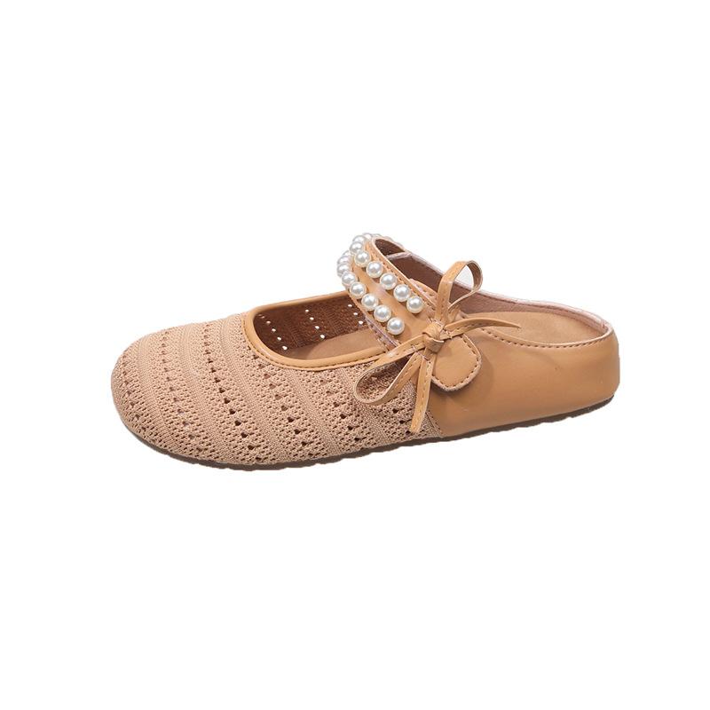 Bow bag head half slippers women s outer wear 2025 summer new casual flat bottom hollow pearl Borken slippers women 40 хаки
Bow bag head half slippers women s outer wear 2025 summer new casual flat bottom hollow pearl Borken slippers women 40 хаки