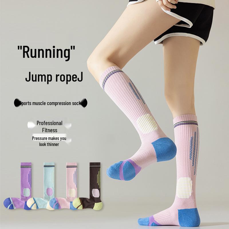Women s Knee-High Compression Fitness Socks for Running and Sports One Size світло-синій колір
Women s Knee-High Compression Fitness Socks for Running and Sports One Size світло-синій колір