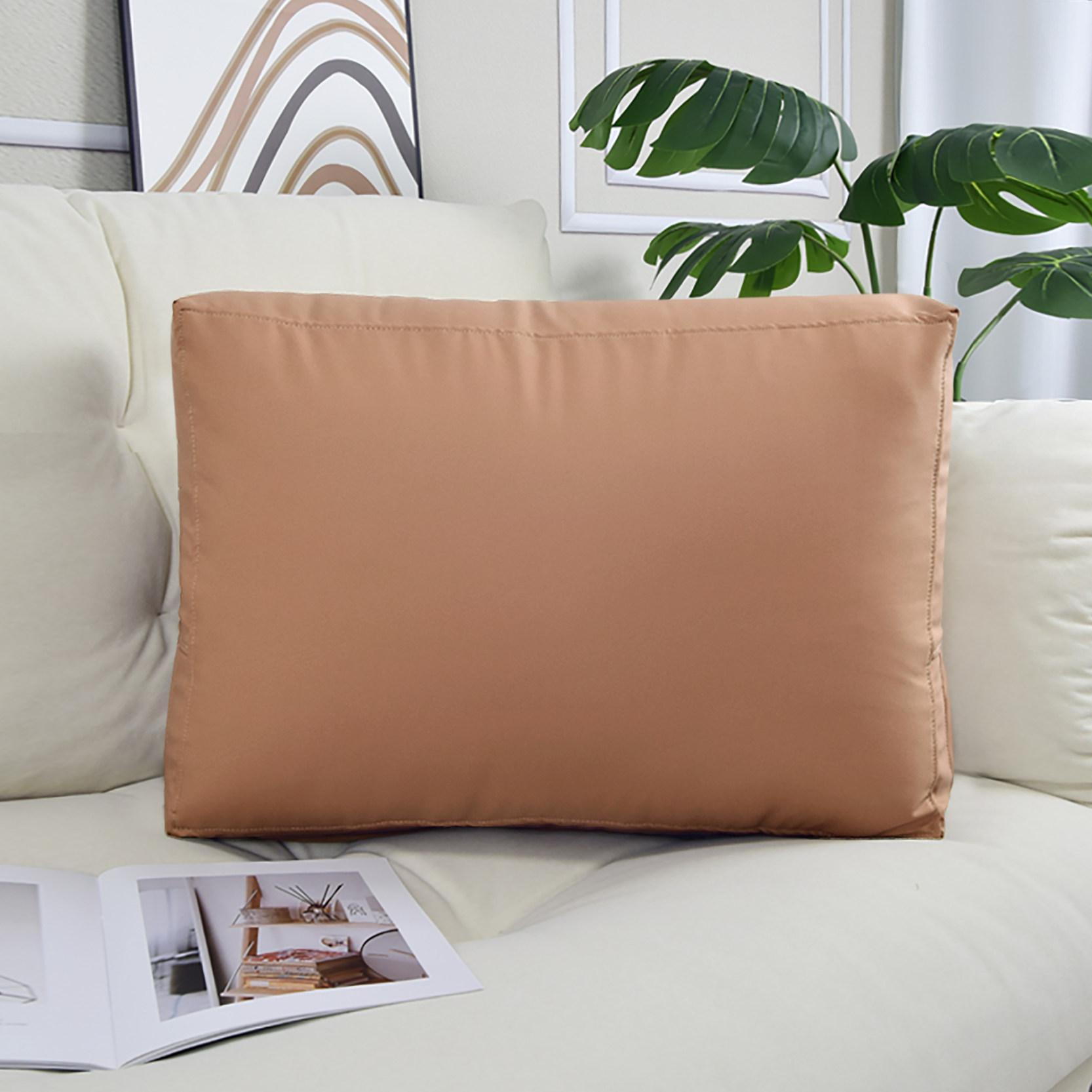 Faux Leather Sofa Back Cushion Cover Soft Pillow Case Living Room Headboard Upholstered Backrest Pad Cover No Fillings 60x40x10cm
Faux Leather Sofa Back Cushion Cover Soft Pillow Case Living Room Headboard Upholstered Backrest Pad Cover No Fillings 60x40x10cm
