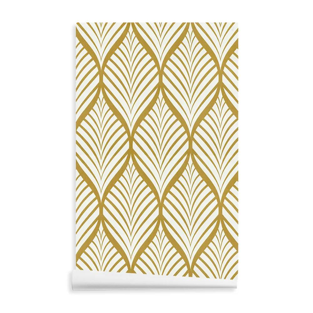Gold Wallpaper Peel and Stick Geometric Stripes Wall Sticker Removable Self Adhesive Vinyl Film Home Decoration Easy to Install 1mx44.5cm
Gold Wallpaper Peel and Stick Geometric Stripes Wall Sticker Removable Self Adhesive Vinyl Film Home Decoration Easy to Install 1mx44.5cm