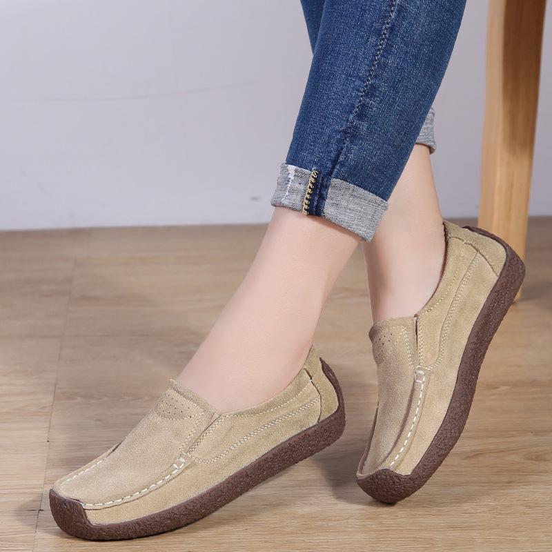 Newestcasual Snail Shoes Women Large Size Suede Mother Flat Shoes Slip-On Simple Breathable Soft Mocasines Mujer
Newestcasual Snail Shoes Women Large Size Suede Mother Flat Shoes Slip-On Simple Breathable Soft Mocasines Mujer