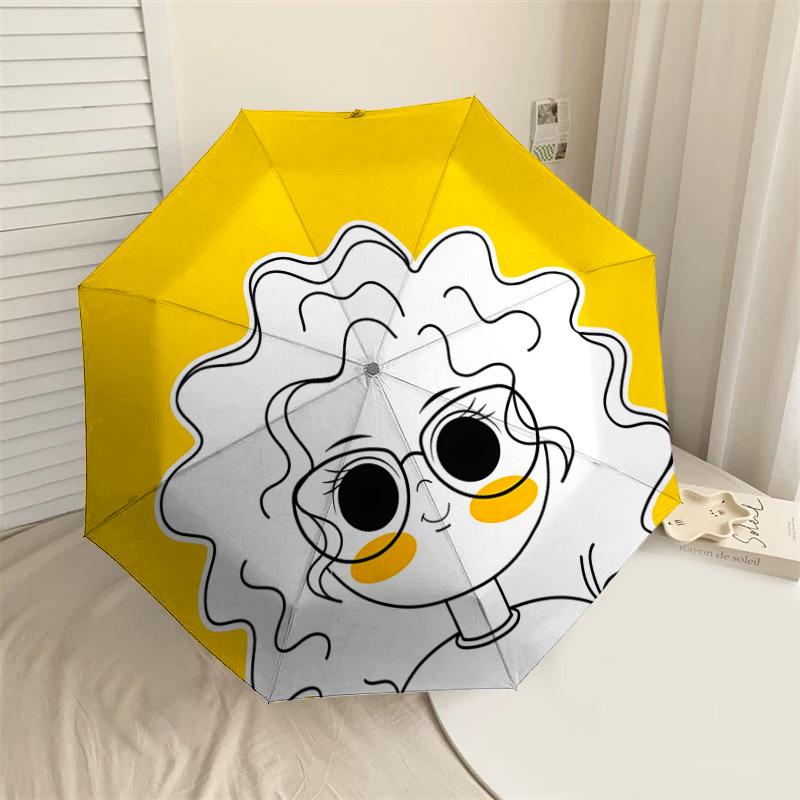 Sunshine in a Canopy: Cute Curly Hair Girl with Glasses Perfect for Outdoor Adventures Auto Open/Close, Lightweight & Durable 155
Sunshine in a Canopy: Cute Curly Hair Girl with Glasses Perfect for Outdoor Adventures Auto Open/Close, Lightweight & Durable 155