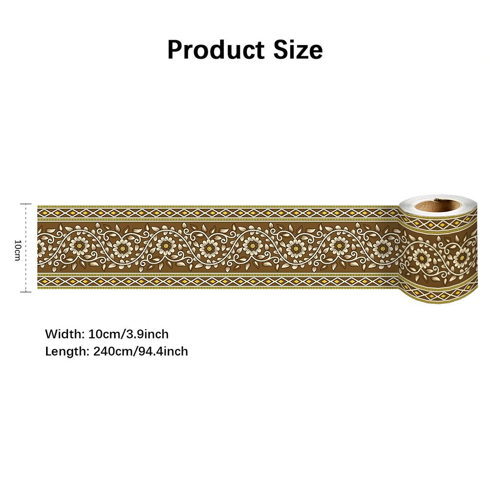 Самоклеящаяся декоративная плинтусная полоса для ванной - Наклейка-ватерлиния для напольной плитки и стеновых панелей
Самоклеящаяся декоративная плинтусная полоса для ванной - Наклейка-ватерлиния для напольной плитки и стеновых панелей