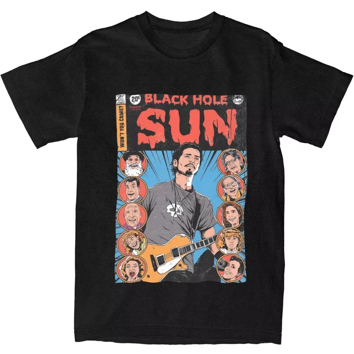 2026Unique Black Hole Sun Soundgarden T Shirt Unisex Womens Pure Cotton Tees Shirt Gift Idea Clothing S
2026Unique Black Hole Sun Soundgarden T Shirt Unisex Womens Pure Cotton Tees Shirt Gift Idea Clothing S