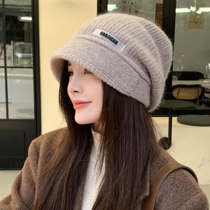 Новая шапка Женская зимняя теплая вязаная шапка Защита ушей Шапка-стог из шерсти хаки
Новая шапка Женская зимняя теплая вязаная шапка Защита ушей Шапка-стог из шерсти хаки