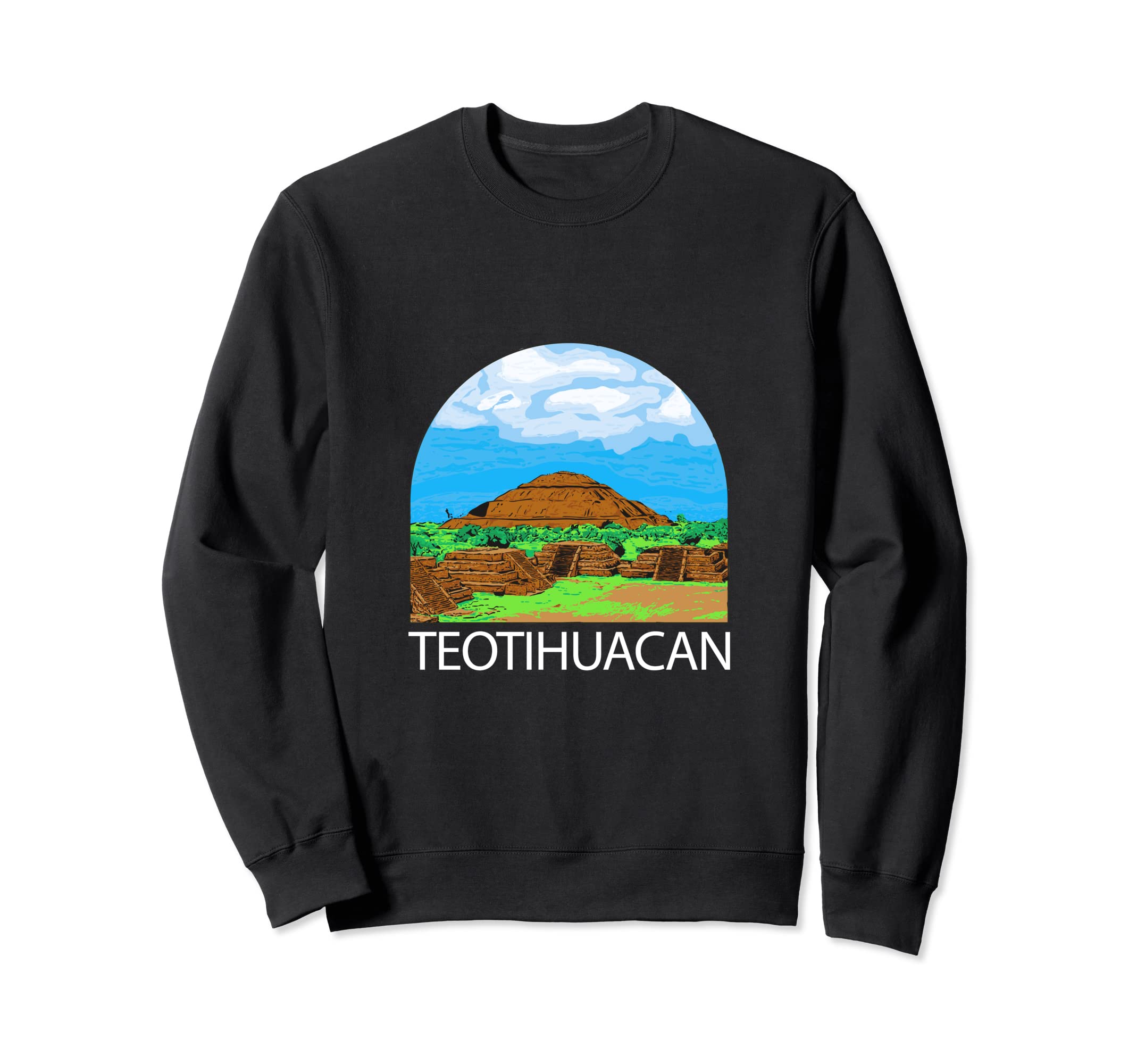Teotihuacan Ruins Aztec Ruins Mexican Fan Sweatshirt чорний
Teotihuacan Ruins Aztec Ruins Mexican Fan Sweatshirt чорний