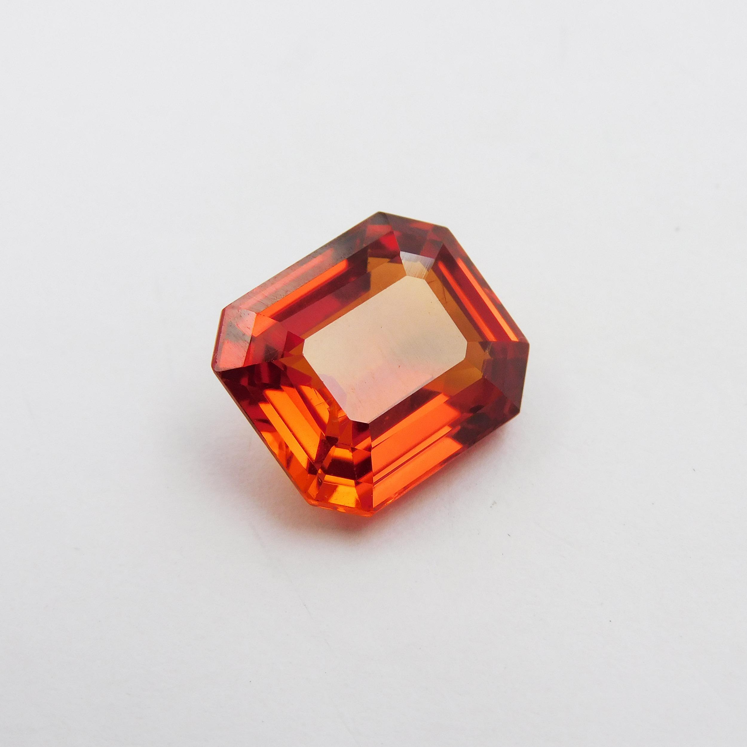 Natural Orange Sapphire 12ct Certified Loose Gemstone 13.6 mm approx.
Natural Orange Sapphire 12ct Certified Loose Gemstone 13.6 mm approx.