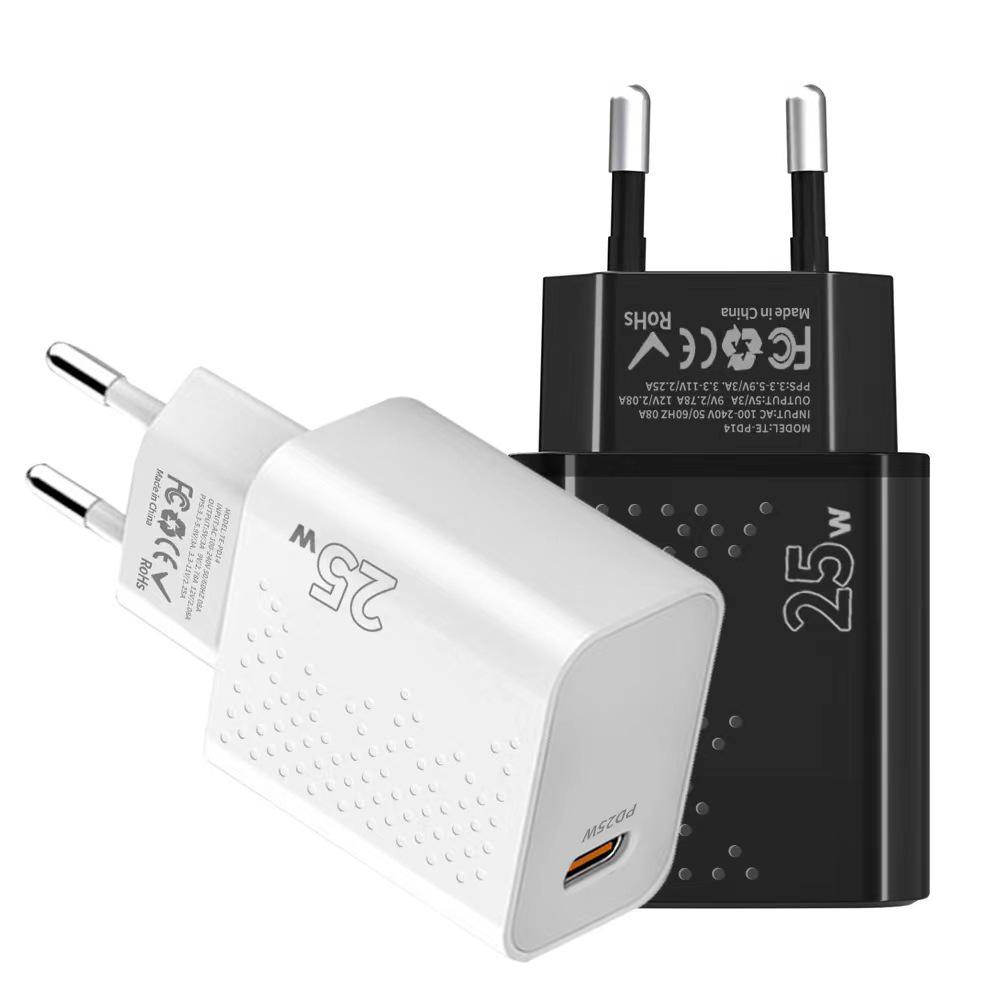 PD25W Type-C Mobile Charger with EU & US Plug Options US Spec White Unboxed
PD25W Type-C Mobile Charger with EU & US Plug Options US Spec White Unboxed