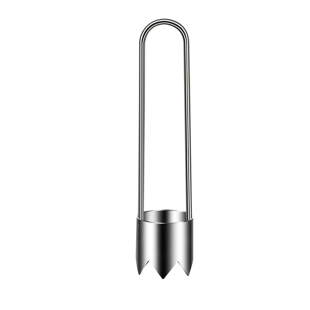 1pc Stainless steel fruit and vegetable corer Red bell pepper seed remover Apple Pear Tomato Universal kitchen tool for pepper - Durable 1
1pc Stainless steel fruit and vegetable corer Red bell pepper seed remover Apple Pear Tomato Universal kitchen tool for pepper - Durable 1