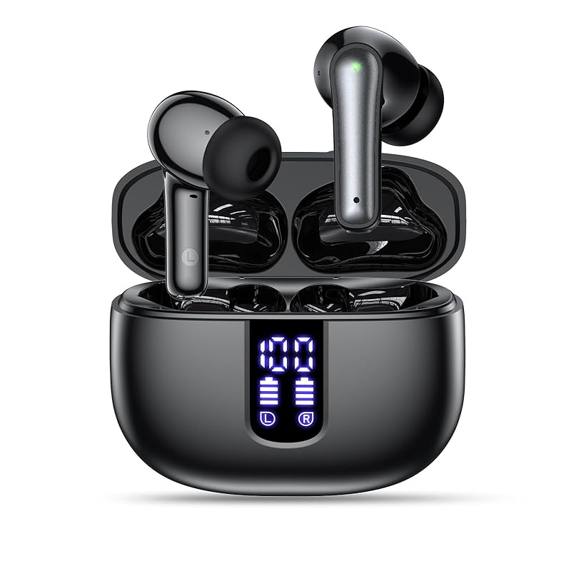 earphones bluetooth wireless earphones bluetooth 48 hours playable automatic pairing Type-c fast charging noise canceling LED display touch operation
earphones bluetooth wireless earphones bluetooth 48 hours playable automatic pairing Type-c fast charging noise canceling LED display touch operation