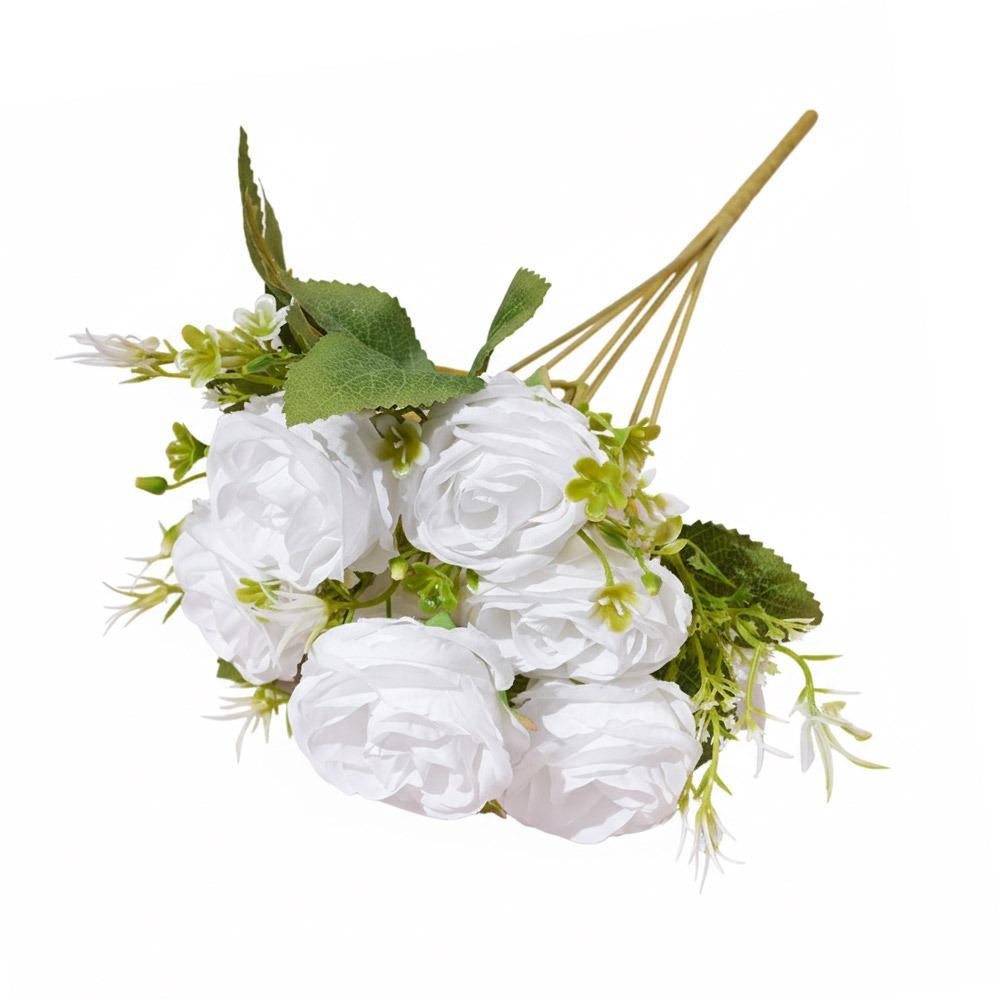 7 Heads Rose Artificial Flowers Multicolor Silk Petals Faux Rose Flower Scene Landscaping Green Leaves Holding Bouquet Flower белый
7 Heads Rose Artificial Flowers Multicolor Silk Petals Faux Rose Flower Scene Landscaping Green Leaves Holding Bouquet Flower белый