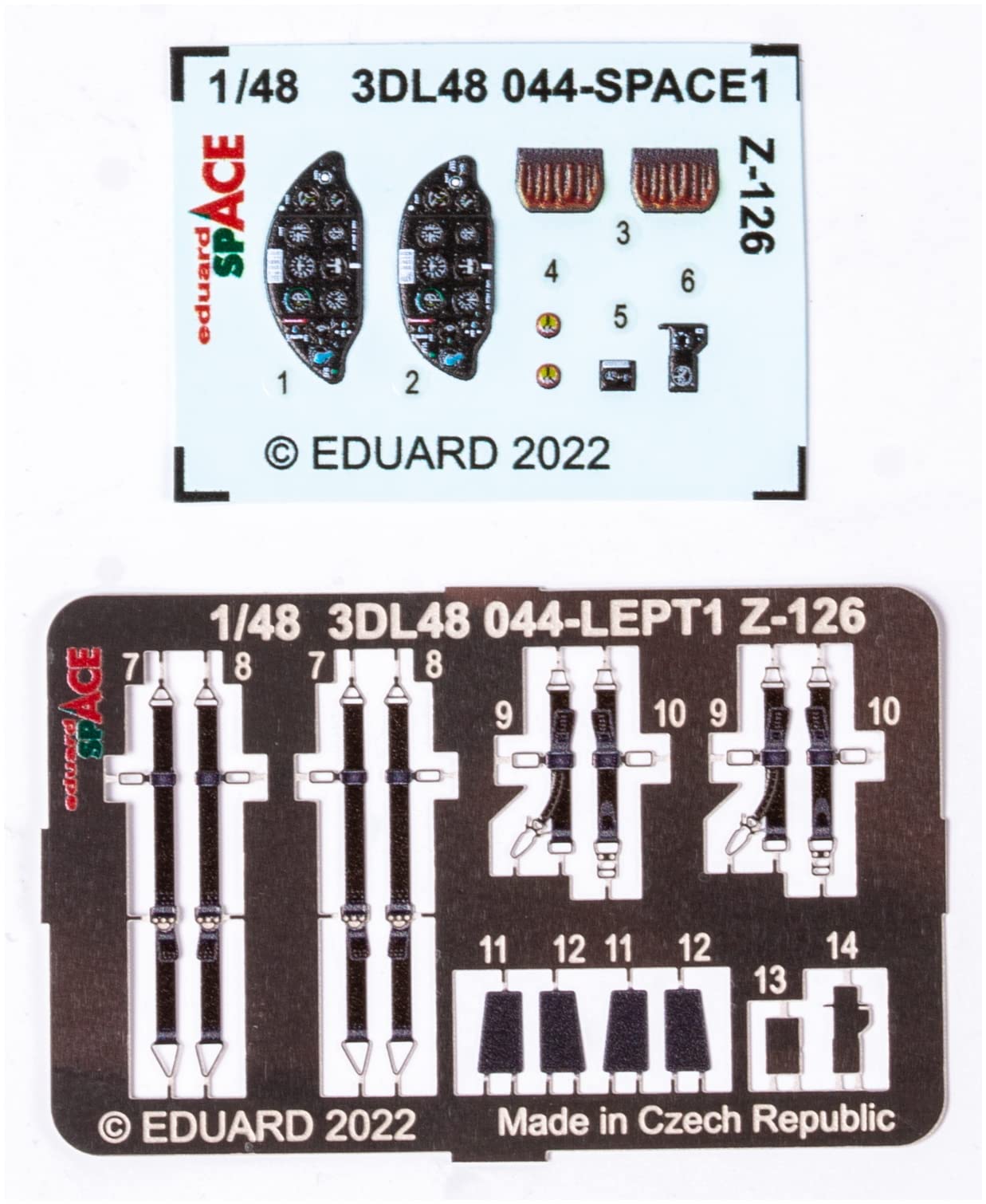 Eduard Space Zrin Trainer Interior 3D Parts Set Plastic Model Decal EDU3DL48044 1/48 Z-126 Decal/Etched (для Эдуарда)
Eduard Space Zrin Trainer Interior 3D Parts Set Plastic Model Decal EDU3DL48044 1/48 Z-126 Decal/Etched (для Эдуарда)