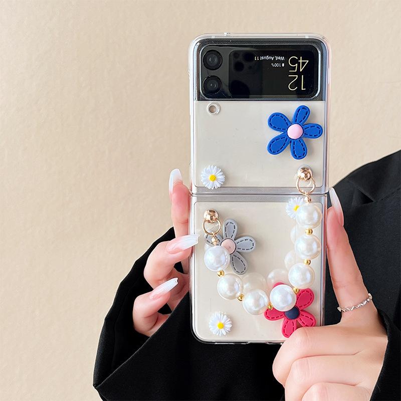 Samsung Zflip6 Folding Phone Case For Zflod3 Daisy Small Fresh Flower Transparent Pearl Portable samsung zflip7
Samsung Zflip6 Folding Phone Case For Zflod3 Daisy Small Fresh Flower Transparent Pearl Portable samsung zflip7