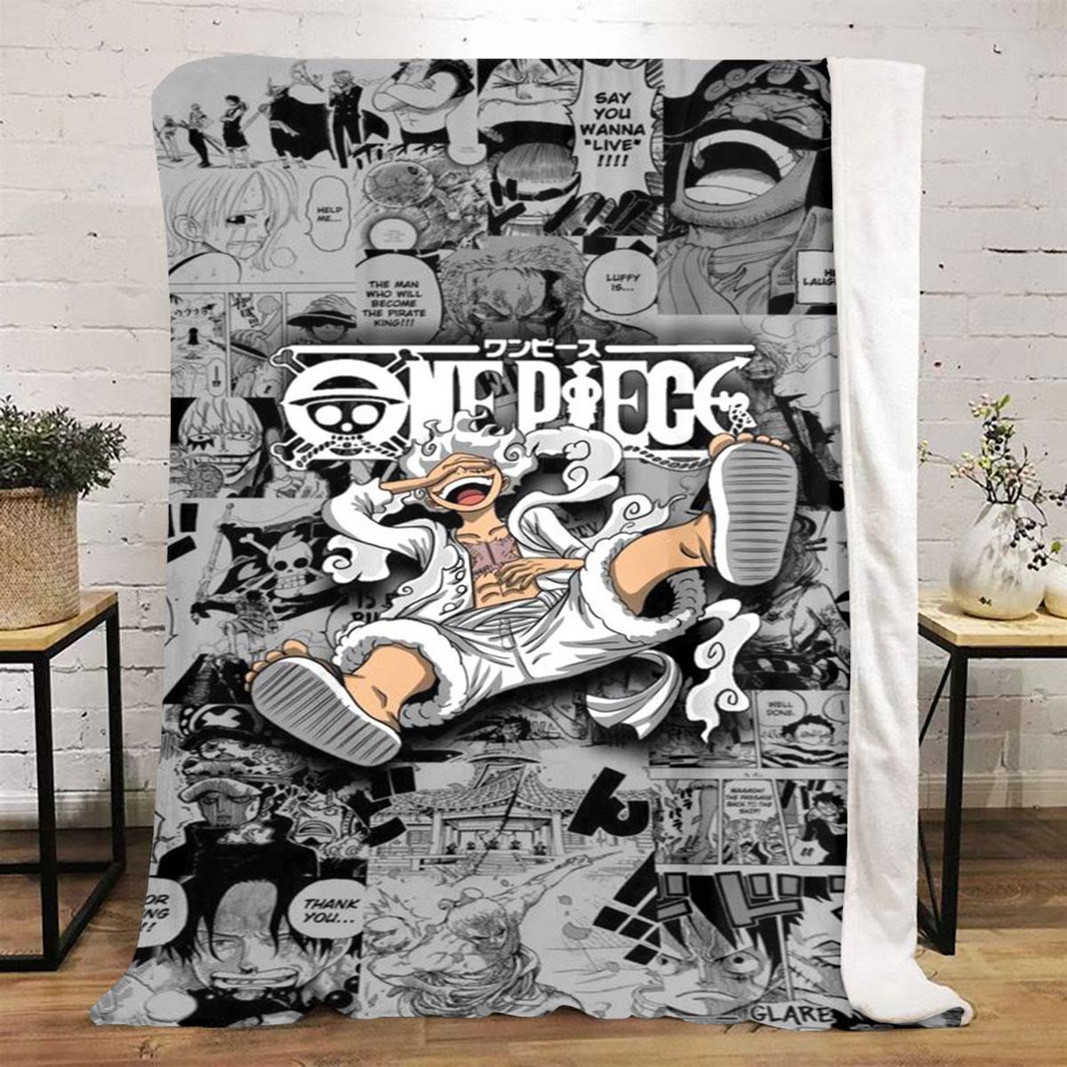 Warm blanket, super soft fleece blanket with One Piece Luffy anime print, a great gift for family and friends. 75x90cm
Warm blanket, super soft fleece blanket with One Piece Luffy anime print, a great gift for family and friends. 75x90cm