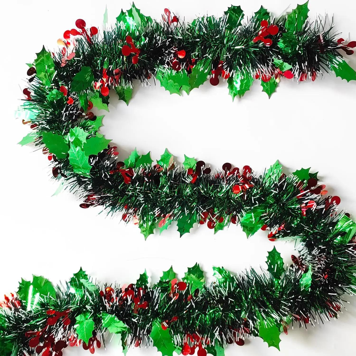 100M Christmas Green Ribbon with Red Berry Christmas Tree Garlands Hanging Colorful Ornaments Xmas Wedding New Year Decoration 2M (1 String)
100M Christmas Green Ribbon with Red Berry Christmas Tree Garlands Hanging Colorful Ornaments Xmas Wedding New Year Decoration 2M (1 String)
