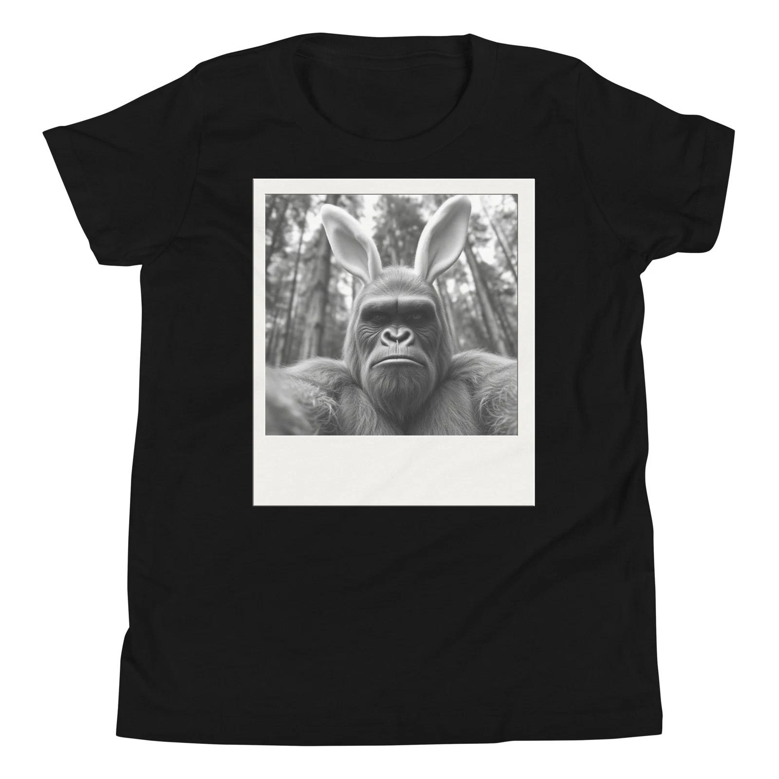 Sasquatch Big Foot Wearing Bunny Ears Selfie Easter Day Youth T-Shirt 140
Sasquatch Big Foot Wearing Bunny Ears Selfie Easter Day Youth T-Shirt 140