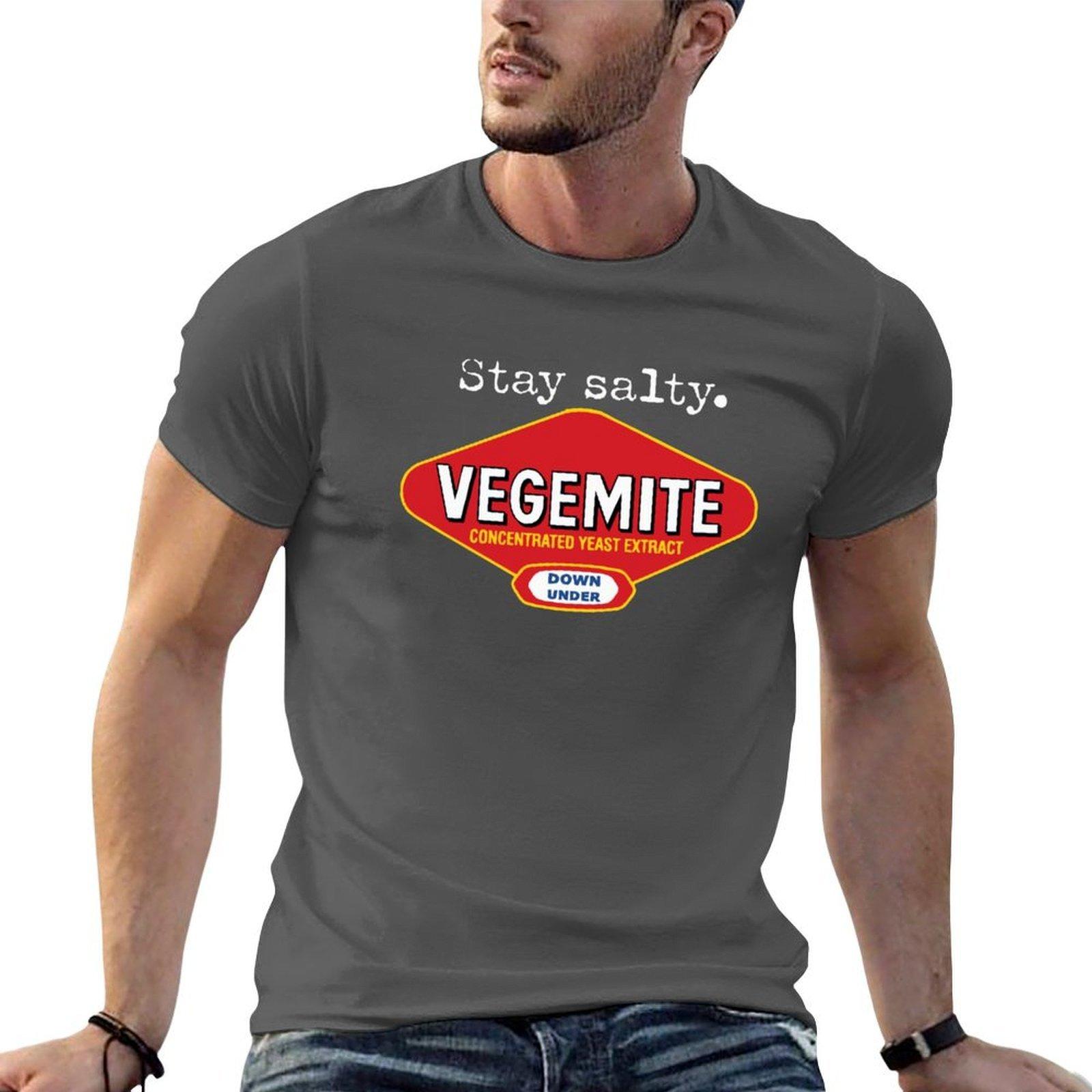 Stay Salty Vegemite - white text T-Shirt man t shirt cotton high quality man graphic t shirt T-Shirt 4XL
Stay Salty Vegemite - white text T-Shirt man t shirt cotton high quality man graphic t shirt T-Shirt 4XL
