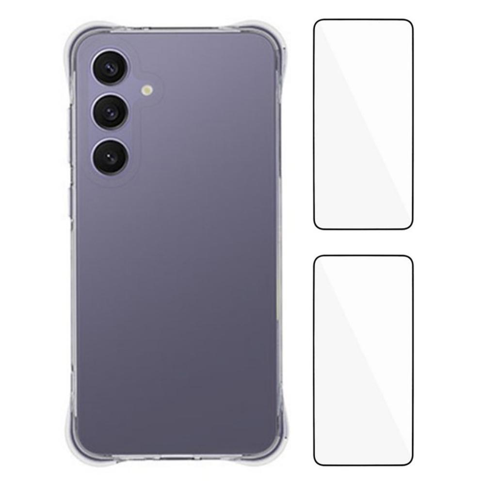 WANLONFENG WL2 Series for Samsung Galaxy S24 FE Case with 2Pcs Tempered Glass Films 2.0mm TPU Phone Cover (Big Lens Hole) Type A
WANLONFENG WL2 Series for Samsung Galaxy S24 FE Case with 2Pcs Tempered Glass Films 2.0mm TPU Phone Cover (Big Lens Hole) Type A