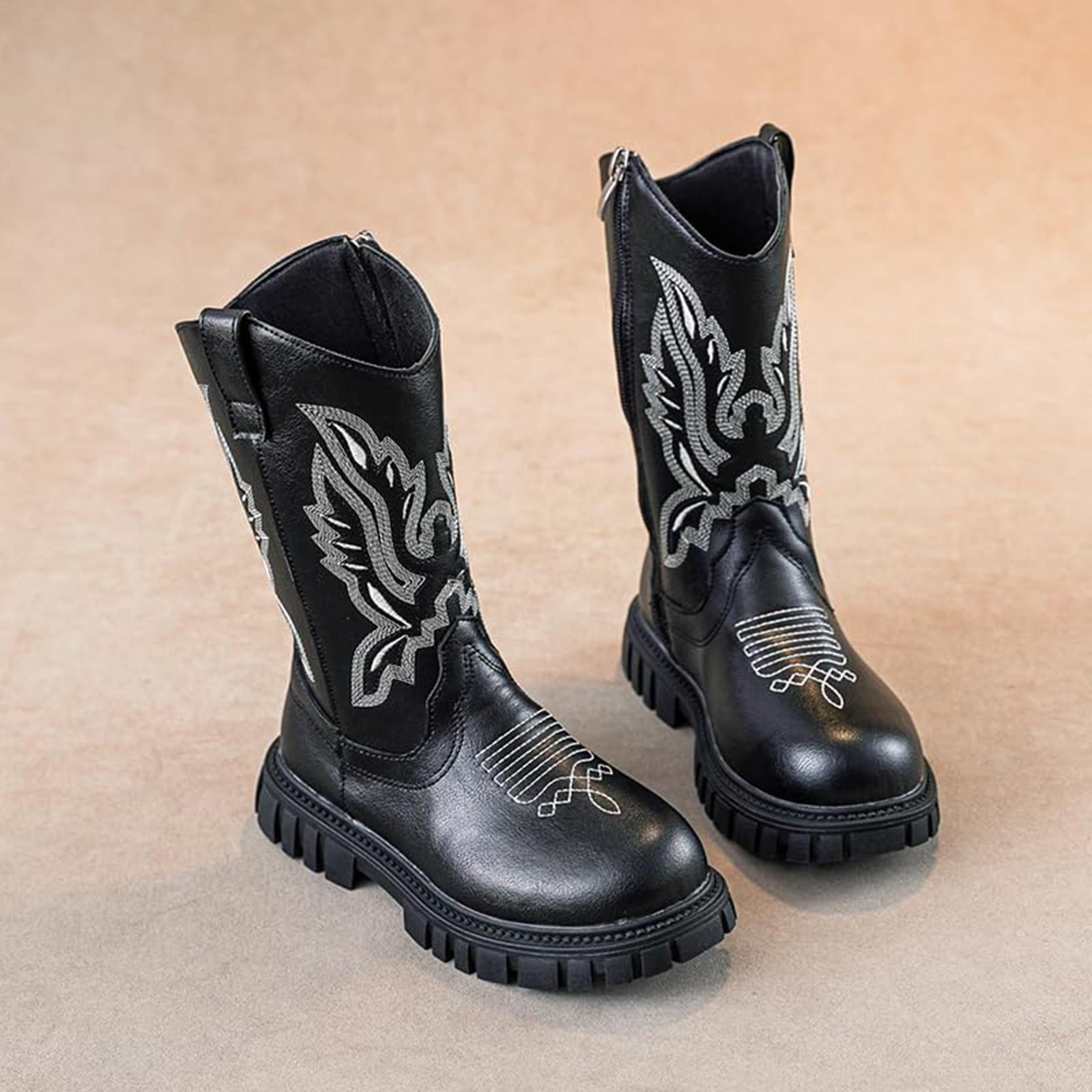 Children s Boots, Big Children s Western Cowboy Boots, Retro Embroidered High Boots 31 чорний
Children s Boots, Big Children s Western Cowboy Boots, Retro Embroidered High Boots 31 чорний