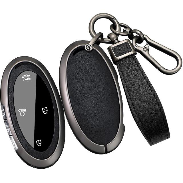 ontto Car Key Skin Fit for Hyundai Kona 2023 2024 2025 2026 Key Fob Cover Metal and Leather Key Housing for Ioniq 5 Grandeur GN7 Elantra Azera Sonata чёрный
ontto Car Key Skin Fit for Hyundai Kona 2023 2024 2025 2026 Key Fob Cover Metal and Leather Key Housing for Ioniq 5 Grandeur GN7 Elantra Azera Sonata чёрный