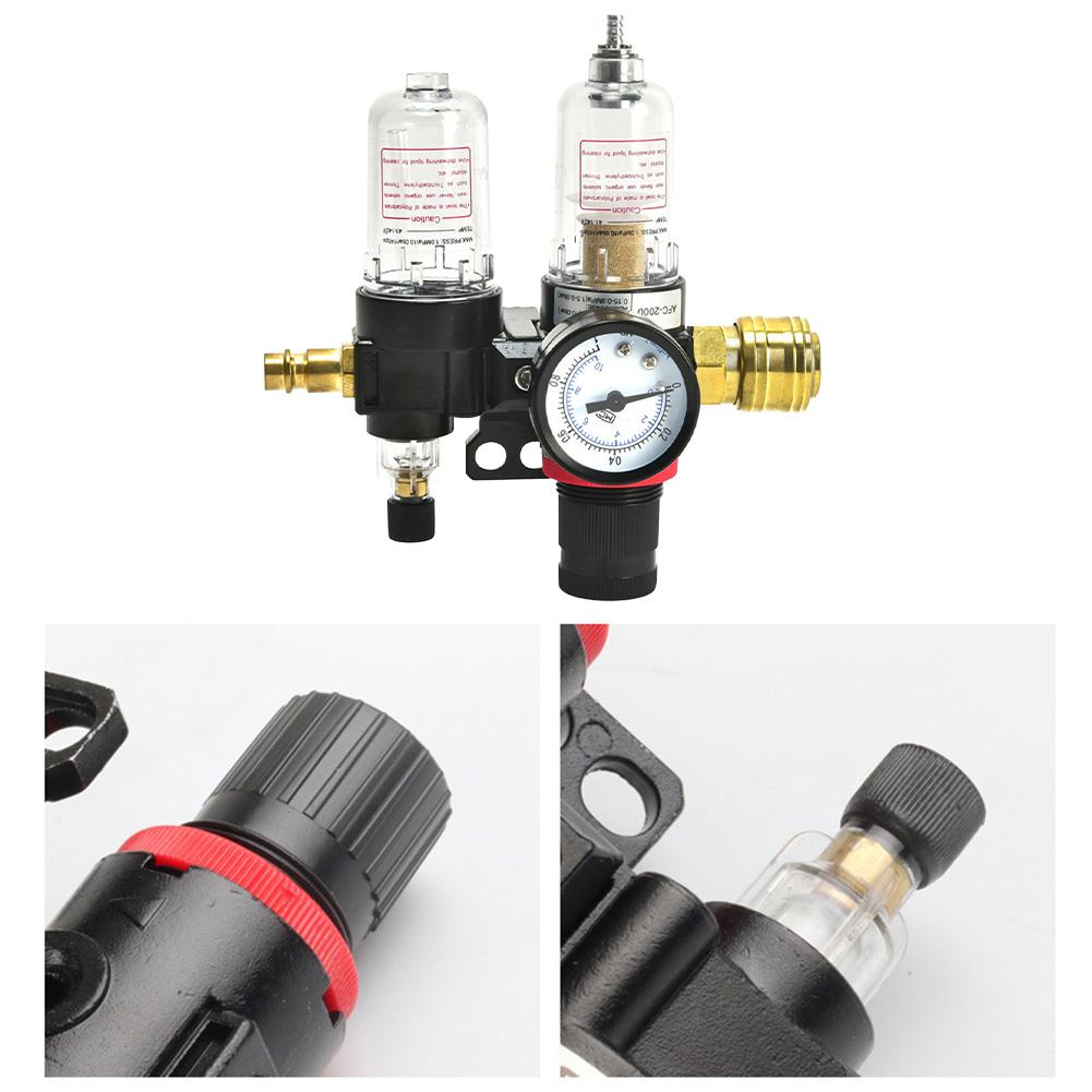 AFC2000 Oil Water Separator with Regulator and G1/4in Meter for Compressed Air Systems Cleaner Air and Stable Pressure China Mainland
AFC2000 Oil Water Separator with Regulator and G1/4in Meter for Compressed Air Systems Cleaner Air and Stable Pressure China Mainland