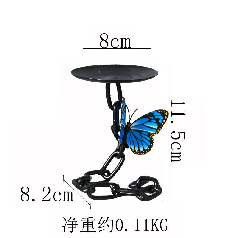 Matte Black Iron Pillar Candle Holder with Magnetic Butterfly Retro Decoration for Living Room, Creative and Interesting
Matte Black Iron Pillar Candle Holder with Magnetic Butterfly Retro Decoration for Living Room, Creative and Interesting
