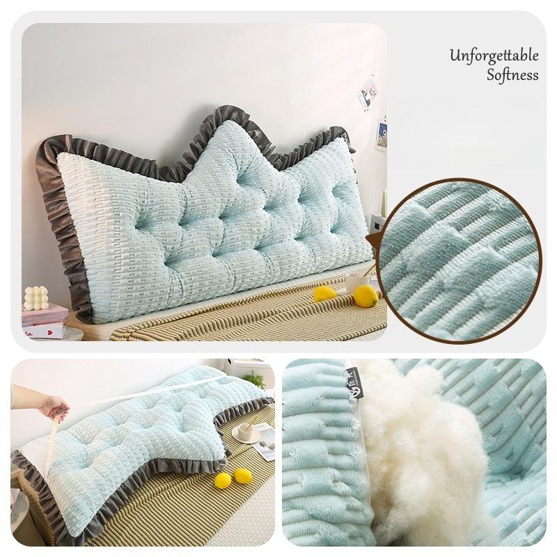 2026 Princess Style Headboard Cushion Bamboo Velvet Crown Pillow Soft Reading Backrest for Bedroom Sofa Coussin Canapé Almofada 90x50x15cm синий
2026 Princess Style Headboard Cushion Bamboo Velvet Crown Pillow Soft Reading Backrest for Bedroom Sofa Coussin Canapé Almofada 90x50x15cm синий