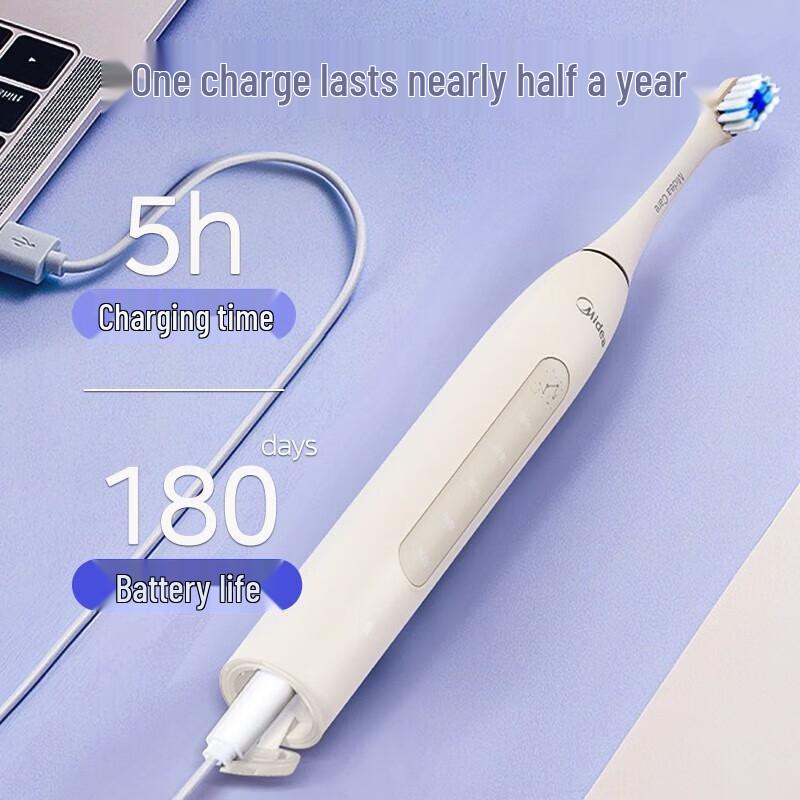 Midea Electric Sonic Toothbrush
Midea Electric Sonic Toothbrush