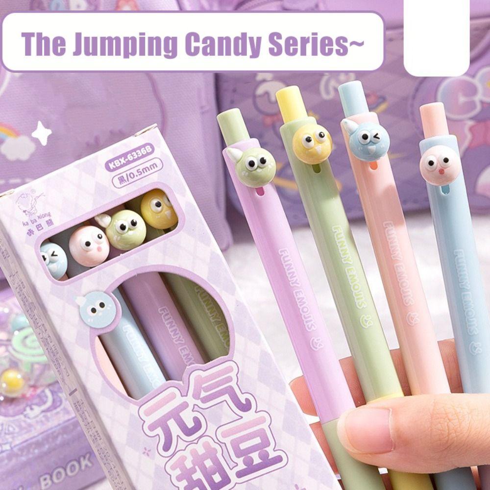 4PCS/Box Press Using Gel Pen 0.5mm Black Ink Writing Tool High Appearance Neutral Pen School Office Vibrant Sweet Bean
4PCS/Box Press Using Gel Pen 0.5mm Black Ink Writing Tool High Appearance Neutral Pen School Office Vibrant Sweet Bean