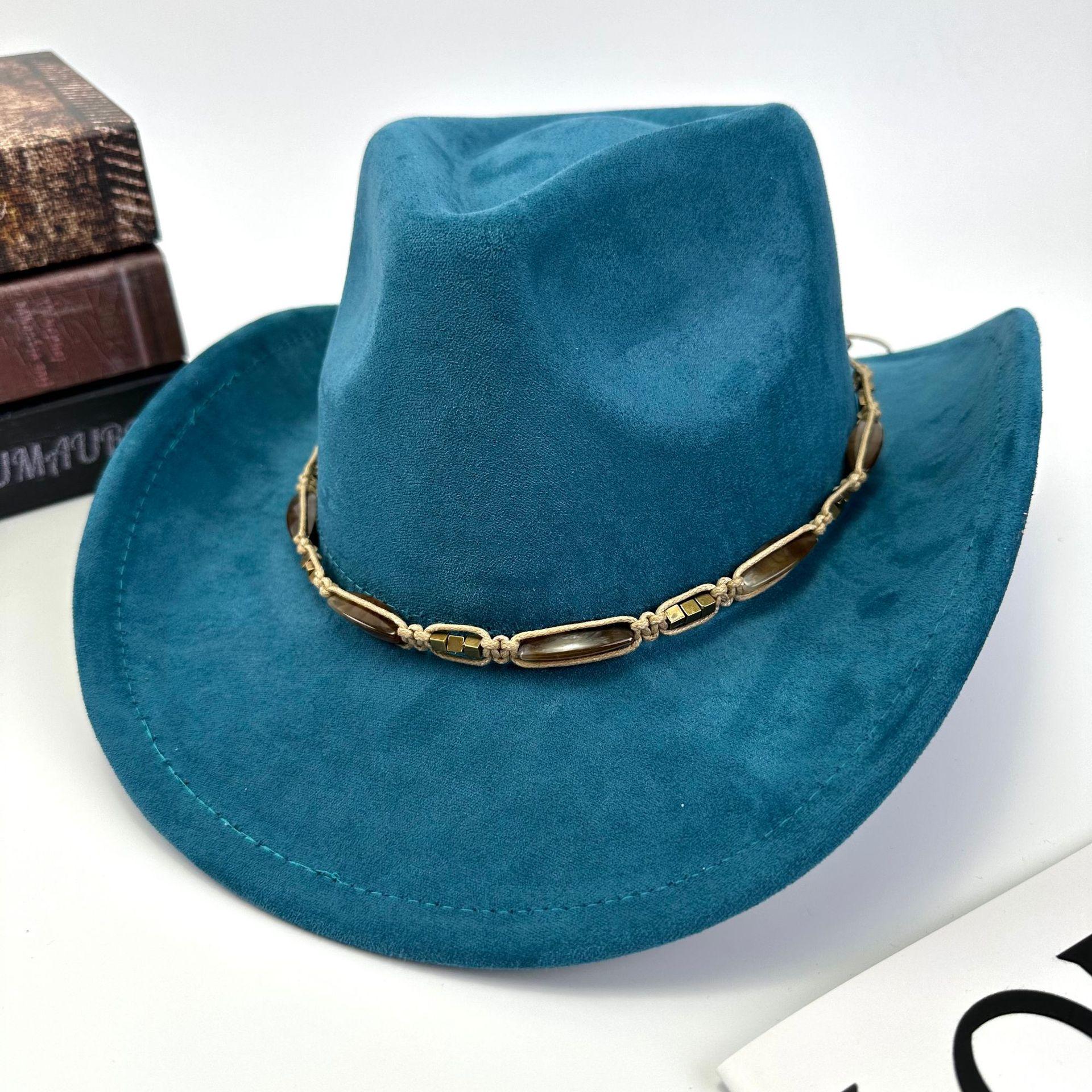 Western Cowboy Hat Women Autumn And Winter Woolen British Suede Accessories Peach Heart Top Hat Felt Hat M(56-58cm)
Western Cowboy Hat Women Autumn And Winter Woolen British Suede Accessories Peach Heart Top Hat Felt Hat M(56-58cm)