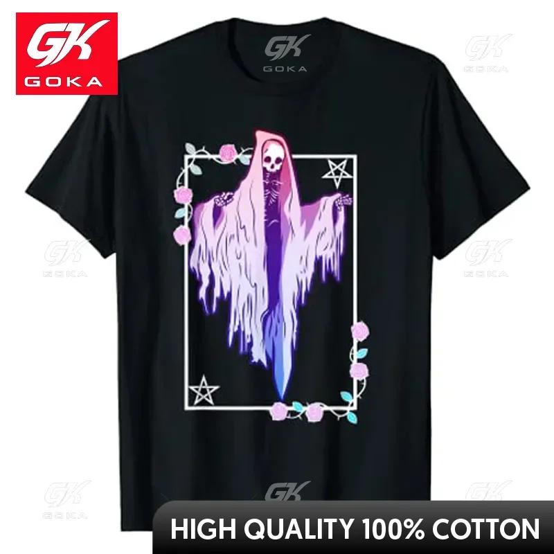 Pastel Goth Ghost Tarot Style TShirt Halloween Costume Gifts Funny Gothic Clothes Short Sleeve Blouses Fashion Graphic Tee Tops 4XL
Pastel Goth Ghost Tarot Style TShirt Halloween Costume Gifts Funny Gothic Clothes Short Sleeve Blouses Fashion Graphic Tee Tops 4XL