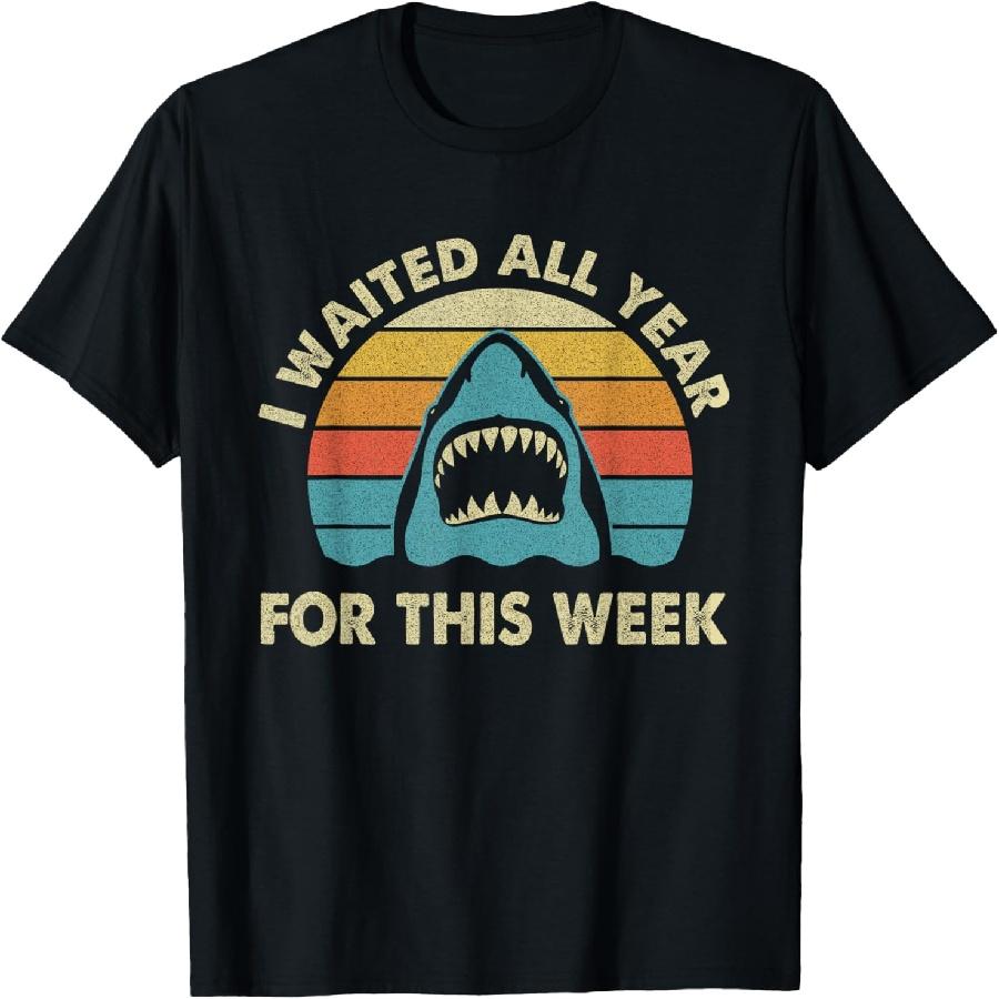 I Waited All Year For This Week - Shark Lover Ocean Wildlife T-Shirt XXXXXL чорний
I Waited All Year For This Week - Shark Lover Ocean Wildlife T-Shirt XXXXXL чорний