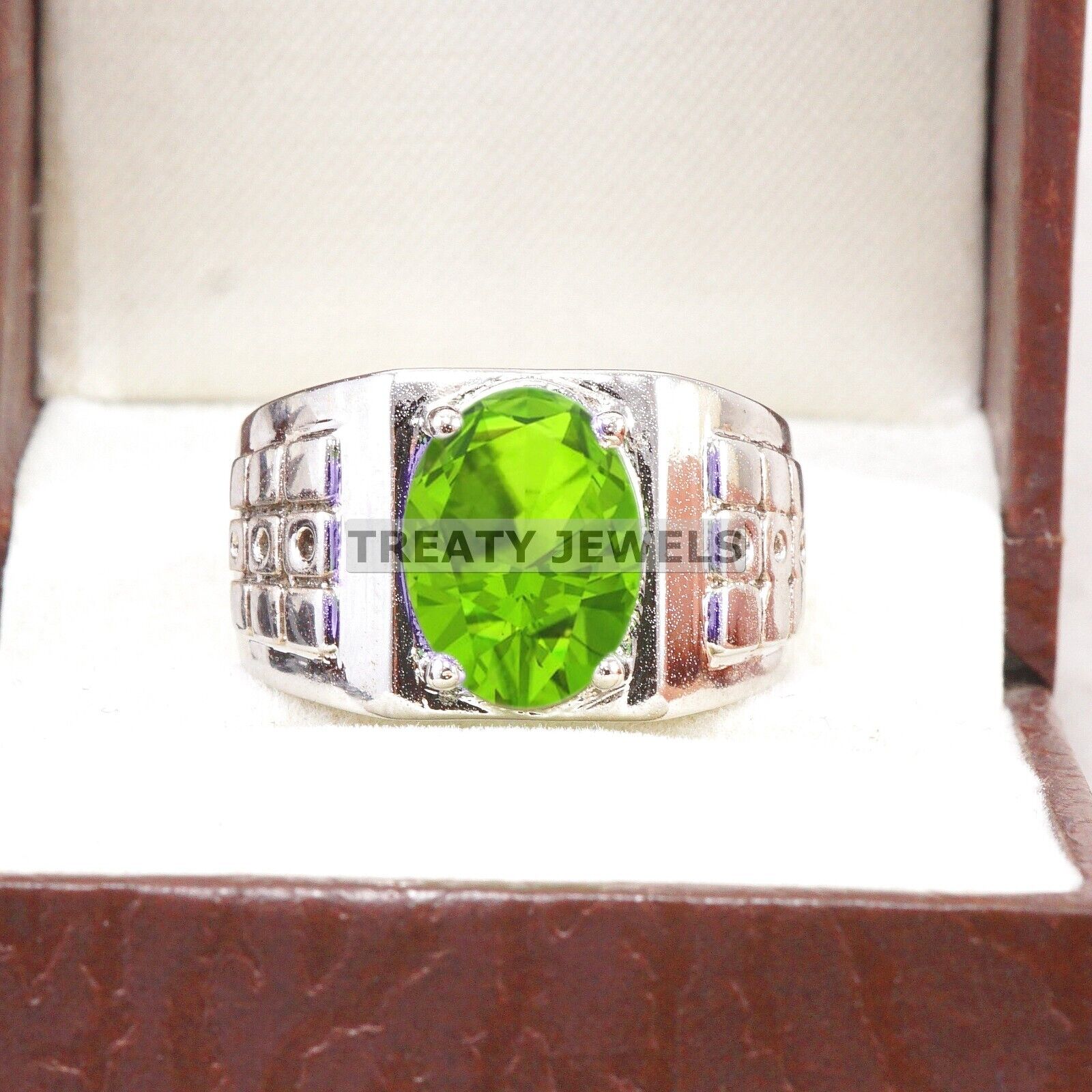 Peridot Oval Cut Gemstone With 925 Sterling Silver Ring For Men s #B488 JL375683956509 4-16 US срібний
Peridot Oval Cut Gemstone With 925 Sterling Silver Ring For Men s #B488 JL375683956509 4-16 US срібний