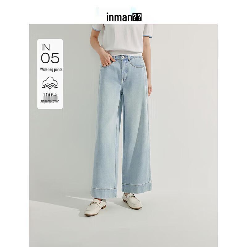 Inman French Style High-Waist Wide-Leg Cropped Denim Pants 29
Inman French Style High-Waist Wide-Leg Cropped Denim Pants 29