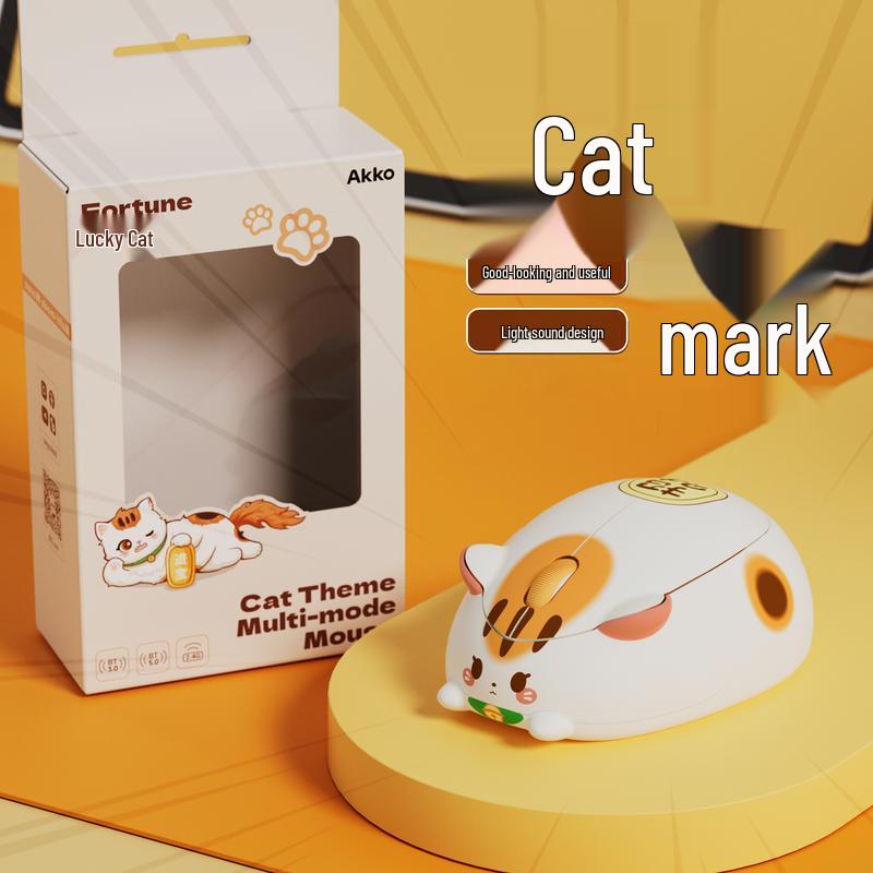 AKKO Cute Cat Dual-Mode Wireless Mouse
AKKO Cute Cat Dual-Mode Wireless Mouse