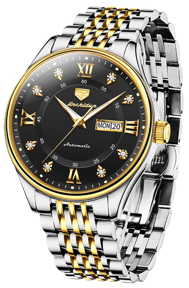 OLEVS Men s Mechanical Arm Watch, Automatic Winding, Waterproof, Luminous, Date, Stainless Steel, Father s Day, Black
OLEVS Men s Mechanical Arm Watch, Automatic Winding, Waterproof, Luminous, Date, Stainless Steel, Father s Day, Black