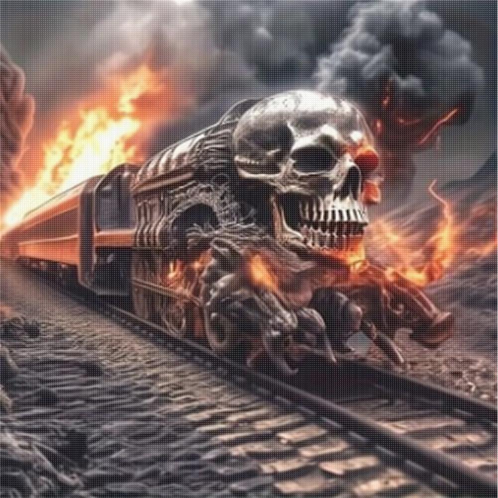 Skeleton Train Printed Cross Stitch Kit 40x40cm DIY 11CT Embroidery Craft Set China Mainland
Skeleton Train Printed Cross Stitch Kit 40x40cm DIY 11CT Embroidery Craft Set China Mainland