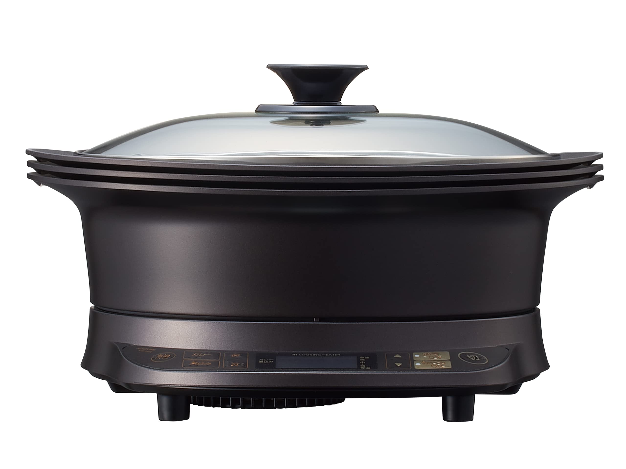 Koizumi IH Grill Pot IH Cooking Heater Tabletop 1400W 6 Heating Adjustment Levels Compatible with Fried Foods Flat Wave Plate Dark Gray KIH-1412/H
Koizumi IH Grill Pot IH Cooking Heater Tabletop 1400W 6 Heating Adjustment Levels Compatible with Fried Foods Flat Wave Plate Dark Gray KIH-1412/H