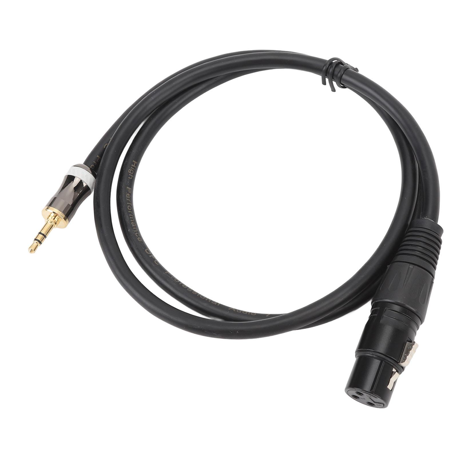 Кабель 3,5 мм штекер - XLR гнездо Профессиональный адаптер 3,5 мм - XLR для микрофона, звукового микшера, звука
Кабель 3,5 мм штекер - XLR гнездо Профессиональный адаптер 3,5 мм - XLR для микрофона, звукового микшера, звука