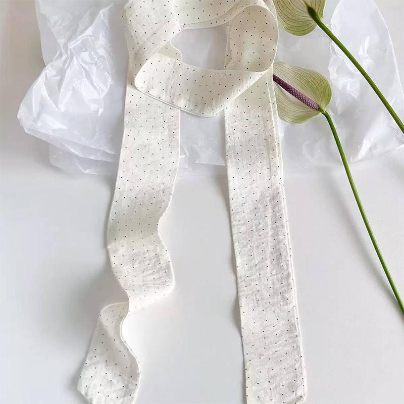Women Narrow Long Scarf 190X4.5Cm Polka Dot Tie Bag Ribbon Headband Choker Streamer Lady Accessories белый
Women Narrow Long Scarf 190X4.5Cm Polka Dot Tie Bag Ribbon Headband Choker Streamer Lady Accessories белый