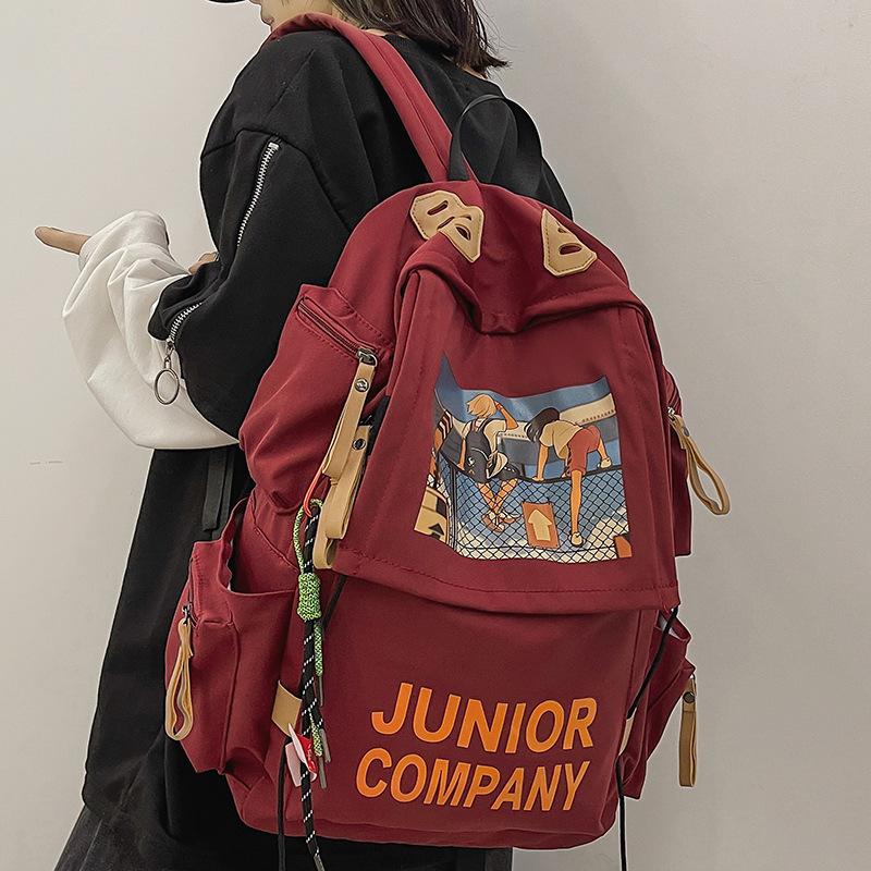 Backpack School Bag Male And Female College Students High School Students Junior High School Students Fashion Large Capacity Backpack Luggage червоний
Backpack School Bag Male And Female College Students High School Students Junior High School Students Fashion Large Capacity Backpack Luggage червоний