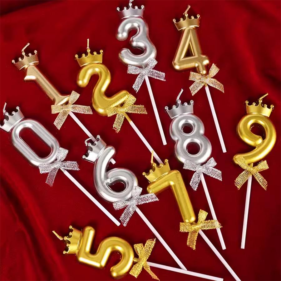 Crown Bow Digital Candle Happy Birthday Cake Decoration Number For Children s First Birthday Dessert Table Decoration 0-9 Candle
Crown Bow Digital Candle Happy Birthday Cake Decoration Number For Children s First Birthday Dessert Table Decoration 0-9 Candle