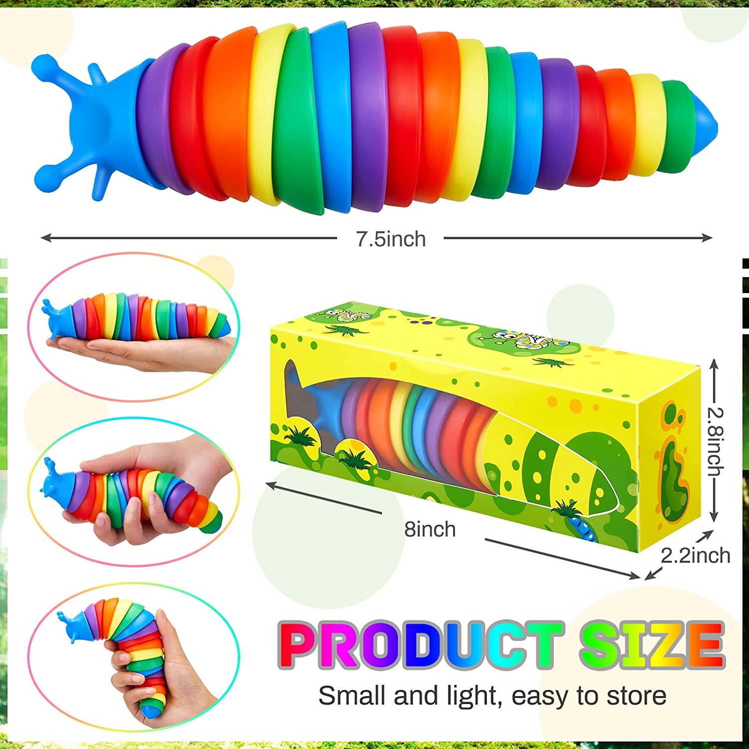 Новый Fidget Slug 3D-печатный шарнирный слизень, игрушка-стимул, игрушка-слизень, большие сенсорные игрушки для взрослых, детские облегчения, анти-тревога, подарки на день Святого Валентина 
Новый Fidget Slug 3D-печатный шарнирный слизень, игрушка-стимул, игрушка-слизень, большие сенсорные игрушки для взрослых, детские облегчения, анти-тревога, подарки на день Святого Валентина