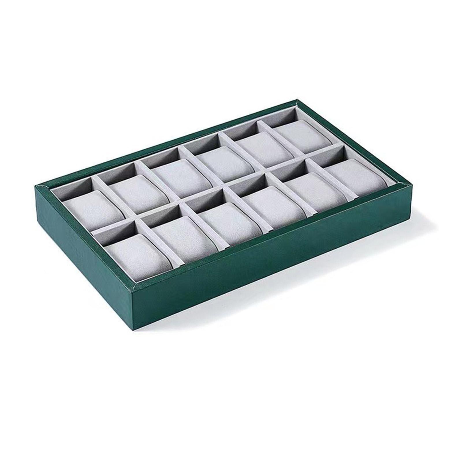 Jewelry Storage Holder 6/12/24/30Slot Watch Jewelry Tray Organizer Bracelet Display Showcase for Men Women Girls Teen зелёный
Jewelry Storage Holder 6/12/24/30Slot Watch Jewelry Tray Organizer Bracelet Display Showcase for Men Women Girls Teen зелёный