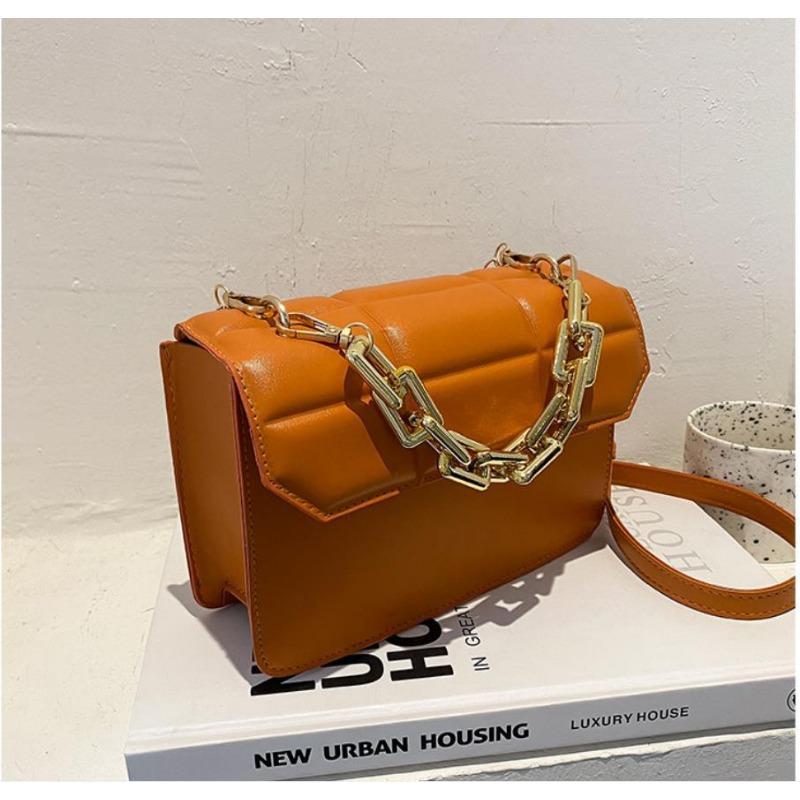 OEM Гуанчжоу Вышивальная нить Маленькая квадратная сумка Стиль подушки-органа Кожаная сумка через плечо на одно плечо Клетчатая сумка Плюс 20.5X7.5X12.5cm